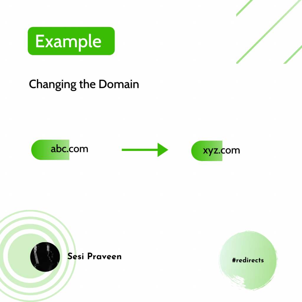 Changing the domain examples